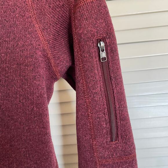 Patagonia Women's Oxblood Red Better Sweater® Fleece Jacket Size Small - Picture 6 of 8